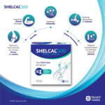 Shelcal 500mg Strip Of 15 Tablets - Image 2