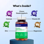 Liveasy Wellness Calcium Magnesium Vitamin D3 & Zinc - Bones & Dental Health - Bottle 60 Tabs - Image 4