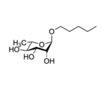 (2S,3R,4R,5R)-2-methyl-6-pentoxyoxane- 3,4,5-triol (Pentyl rhamnopyranoside)